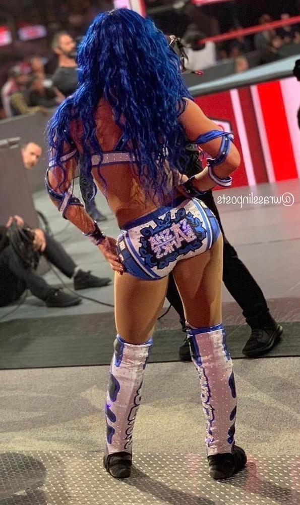 25P WWE Sasha Banks dauergeile Boss bitch