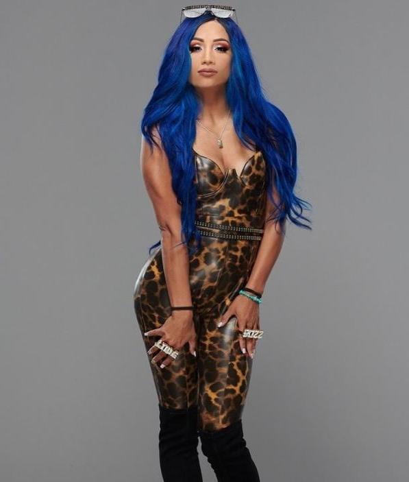 25P WWE Sasha Banks dauergeile Boss bitch