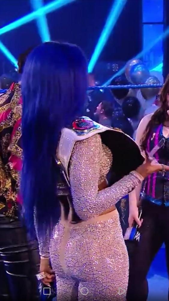 25P WWE Sasha Banks dauergeile Boss bitch