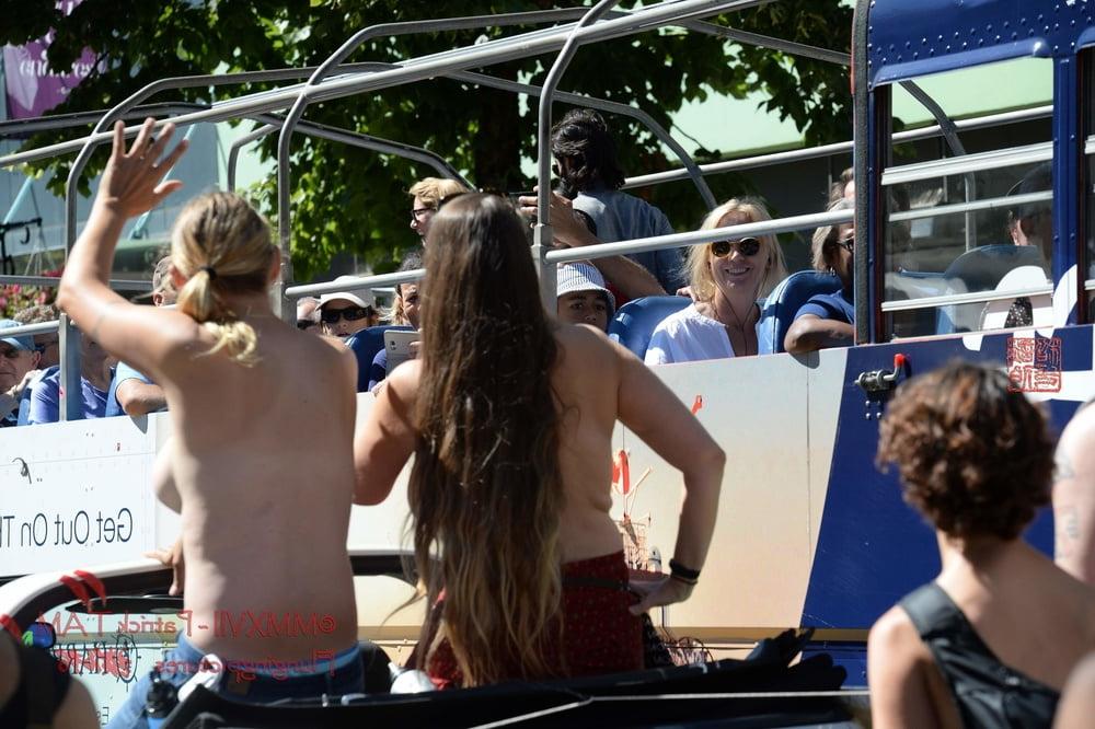 25P 2017 Topless Protests Vancouver BC