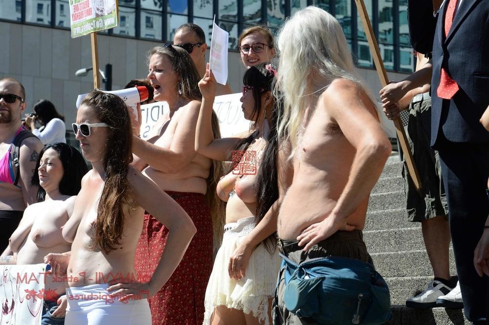 25P 2017 Topless Protests Vancouver BC