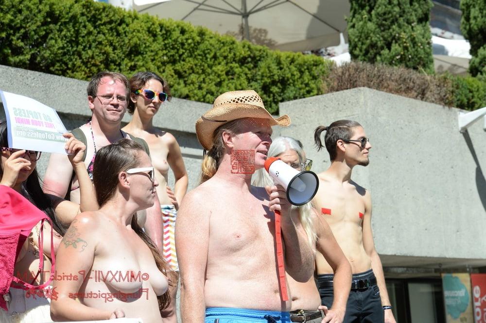 25P 2017 Topless Protests Vancouver BC