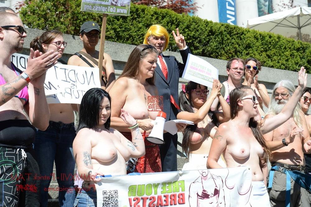 25P 2017 Topless Protests Vancouver BC