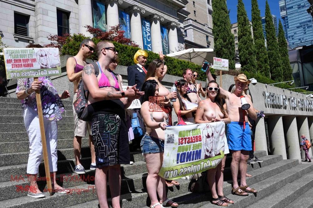 25P 2017 Topless Protests Vancouver BC