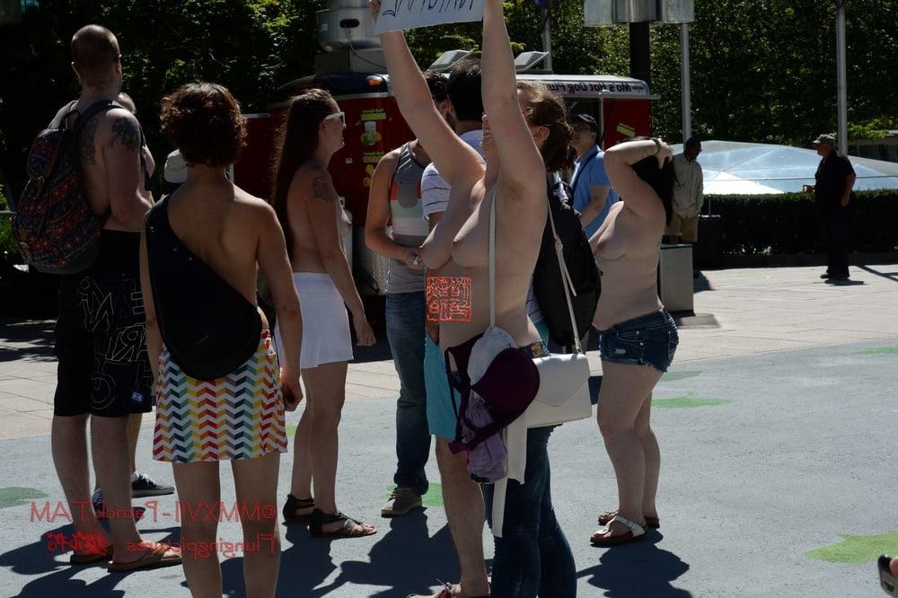 25P 2017 Topless Protests Vancouver BC