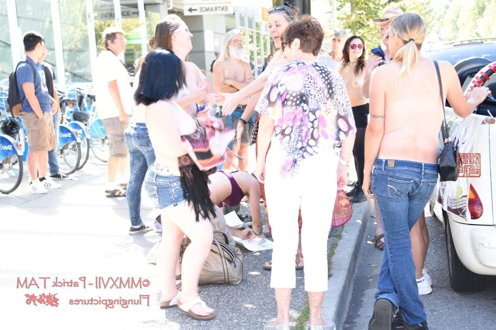 25P 2017 Topless Protests Vancouver BC