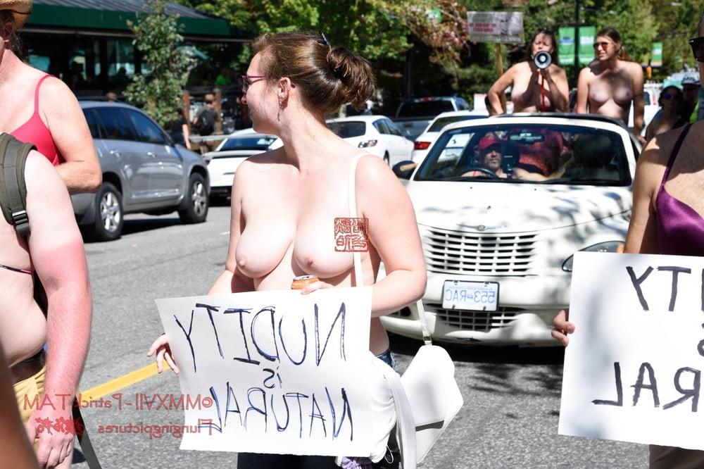 25P 2017 Topless Protests Vancouver BC