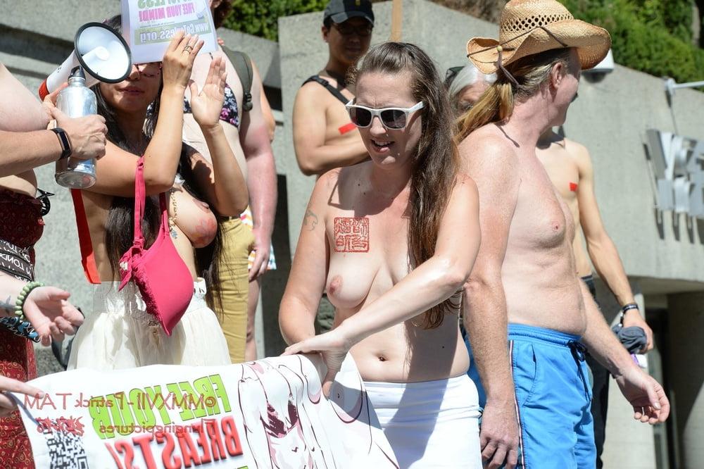 25P 2017 Topless Protests Vancouver BC