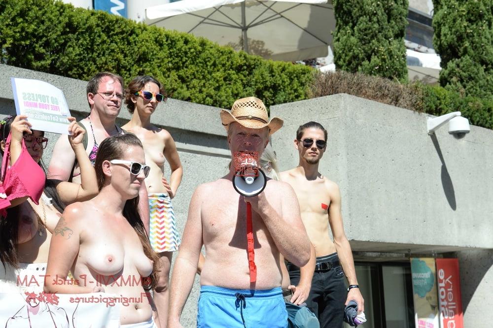 25P 2017 Topless Protests Vancouver BC