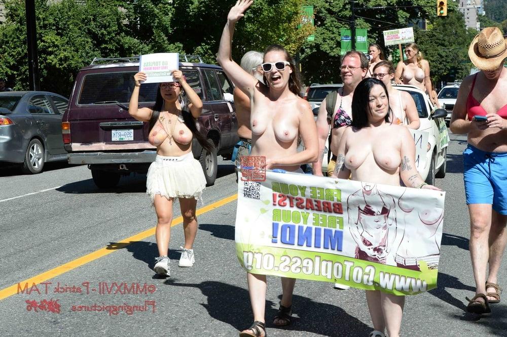 25P 2017 Topless Protests Vancouver BC