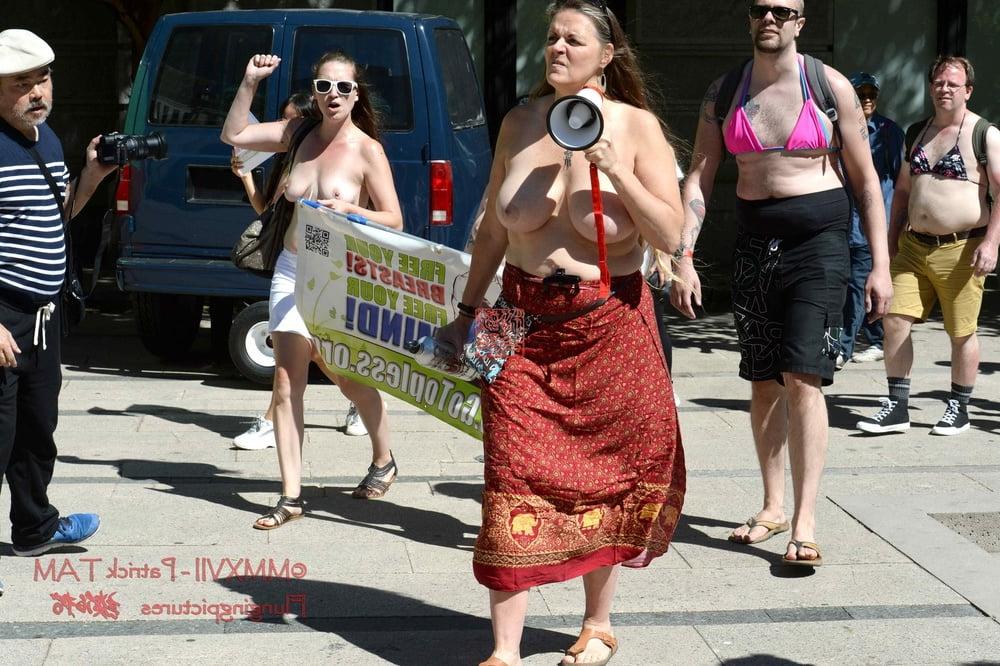 25P 2017 Topless Protests Vancouver BC