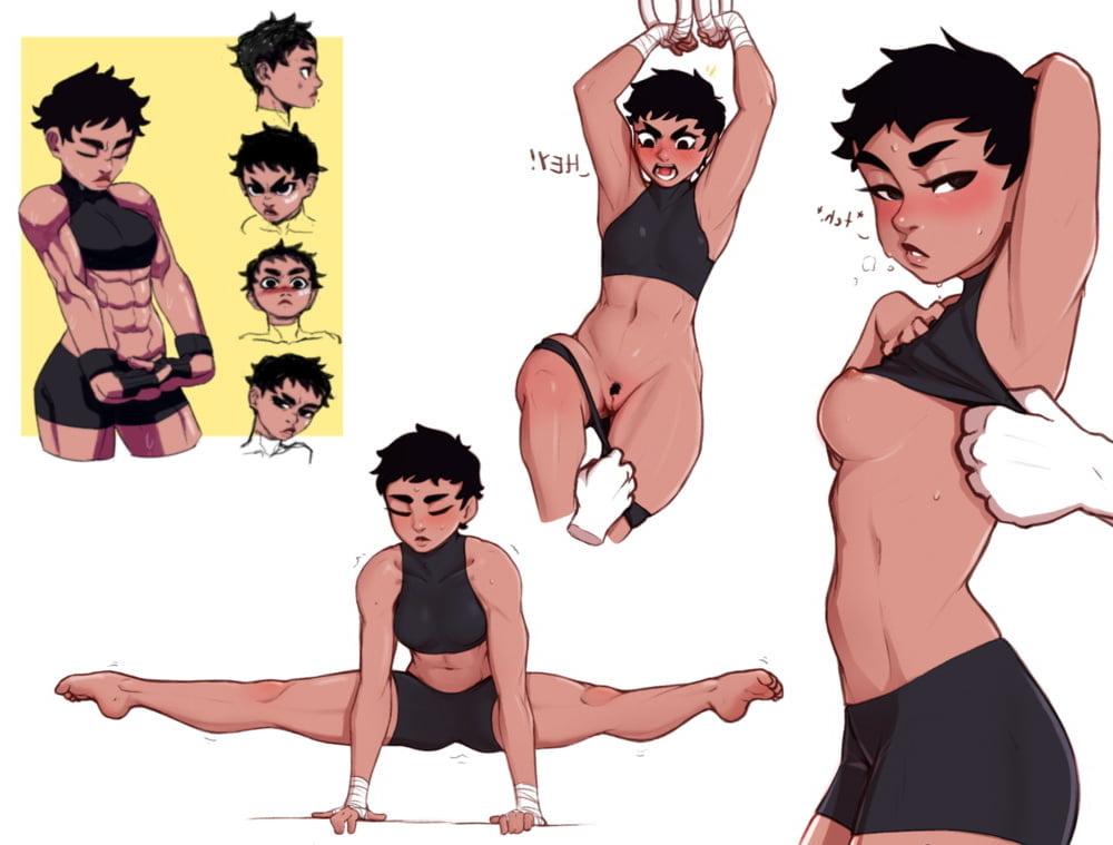 25P Cute hentai tomboys