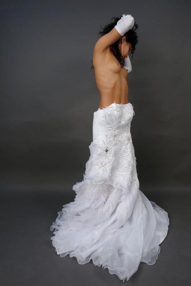 18P Bride Wearing Wedding Dress