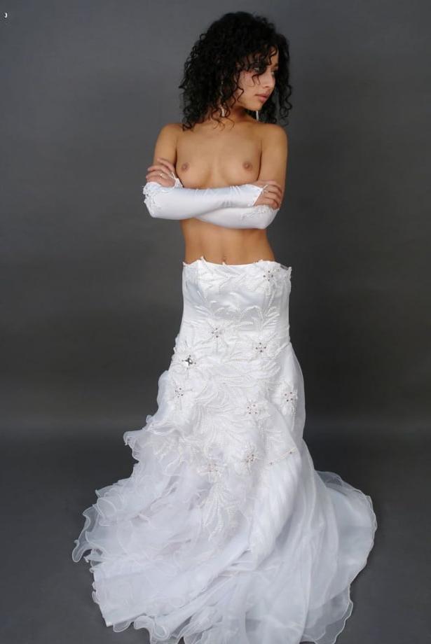 18P Bride Wearing Wedding Dress