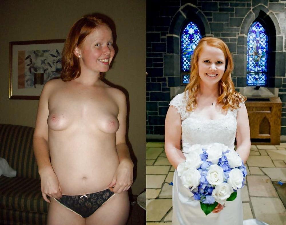 21P THE BEST Bride sluts dressed and undressed