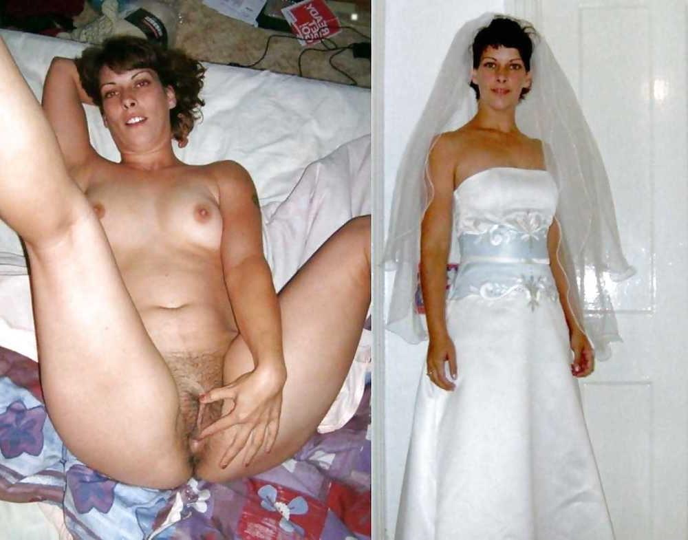 21P THE BEST Bride sluts dressed and undressed