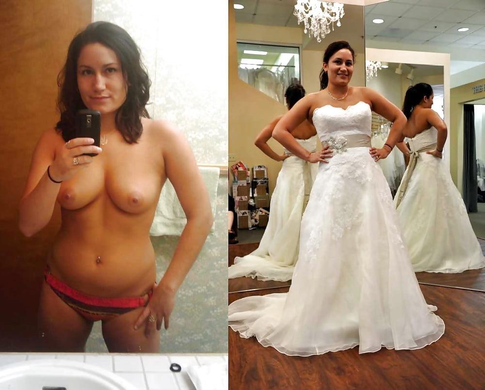 21P THE BEST Bride sluts dressed and undressed