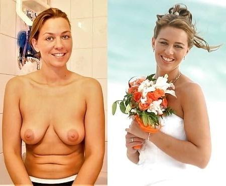 21P THE BEST Bride sluts dressed and undressed