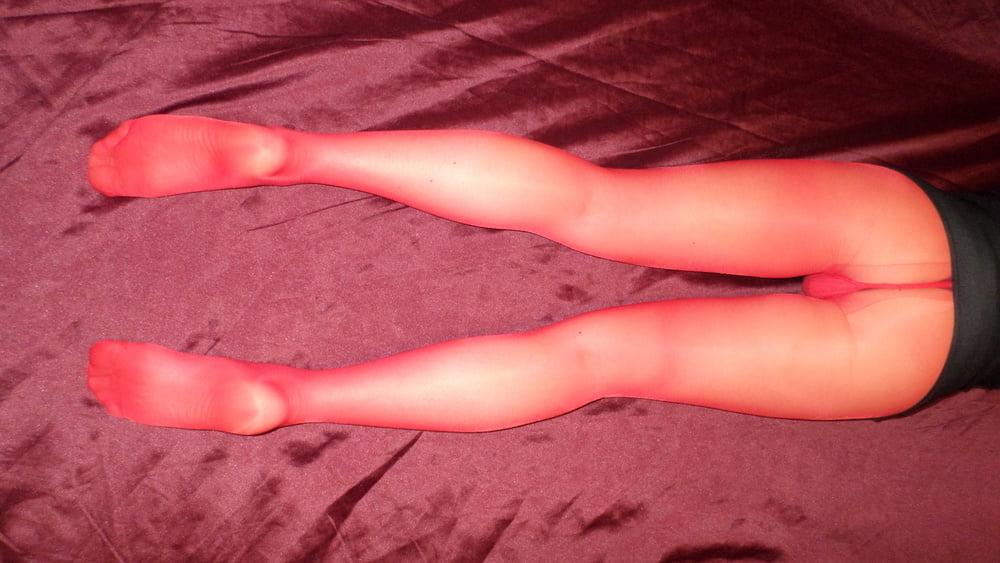 25P My different tights on my feet