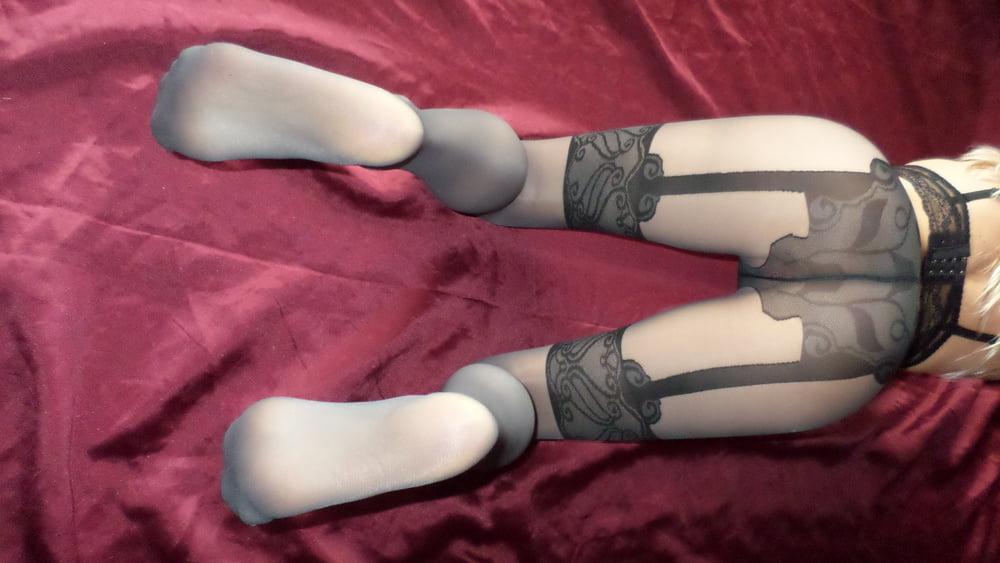 25P My different tights on my feet