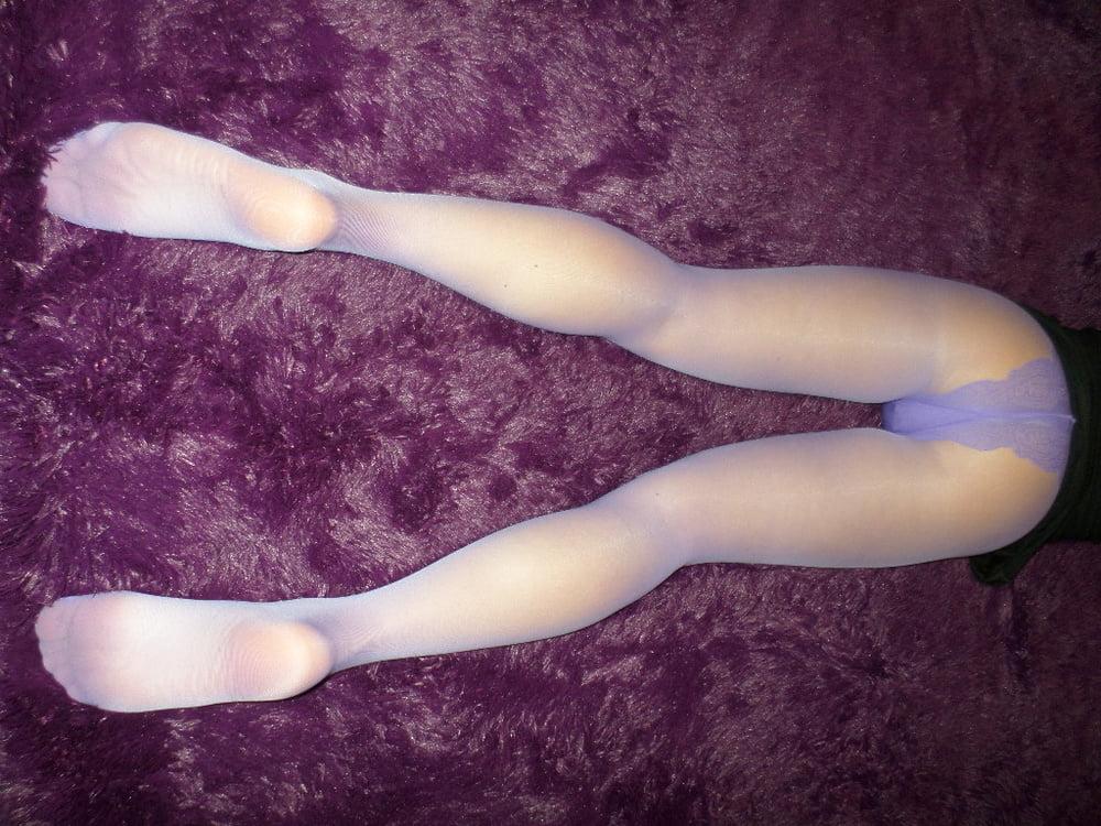 25P My different tights on my feet