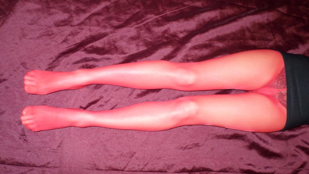 25P My different tights on my feet