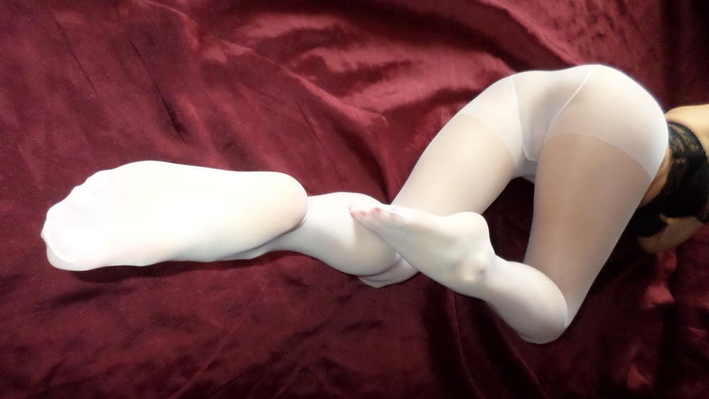 25P My different tights on my feet