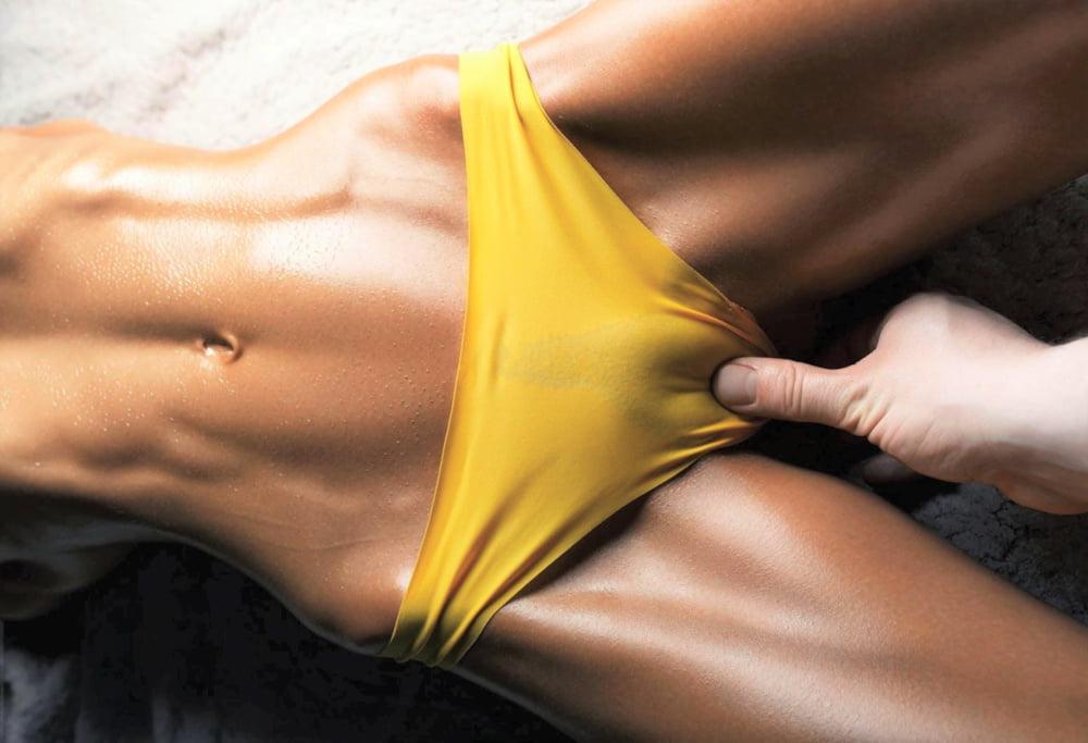 25P Cock teasing camel toes 5....