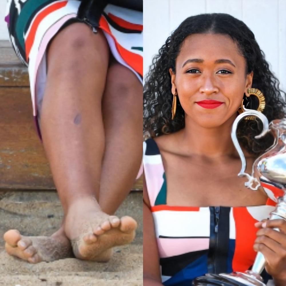 10P Naomi Osaka Delicious Feet