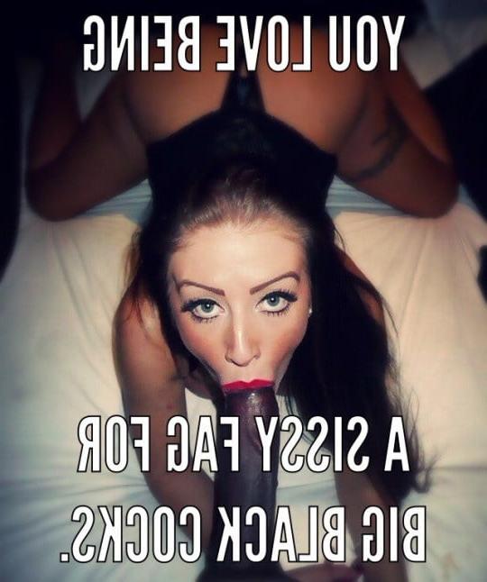 10P BIG Black Cocks Captions For White Gurl #1