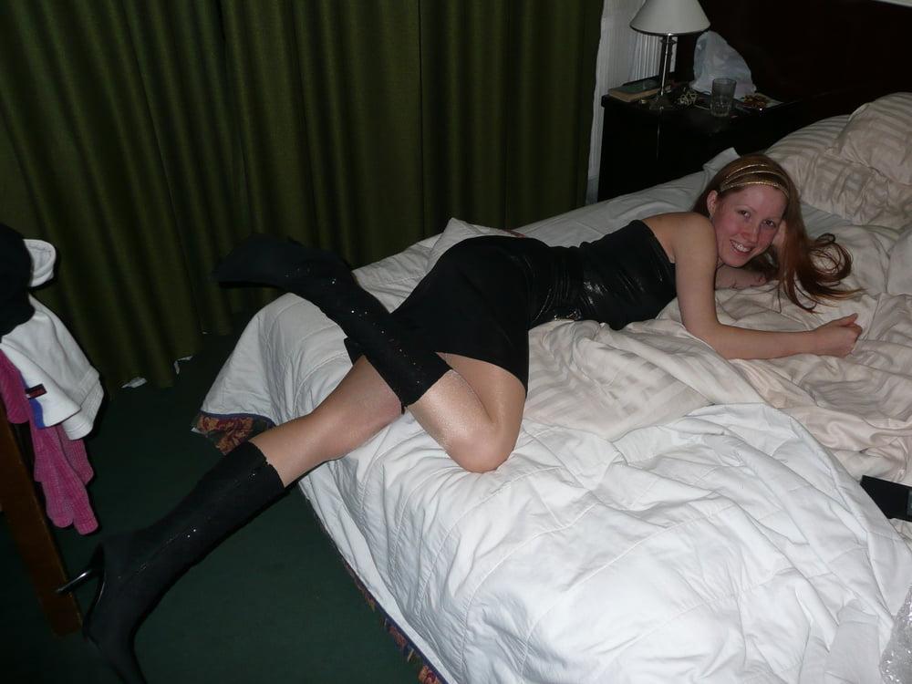 25P Skinny redhead mature bitch showing her pussy for everyone