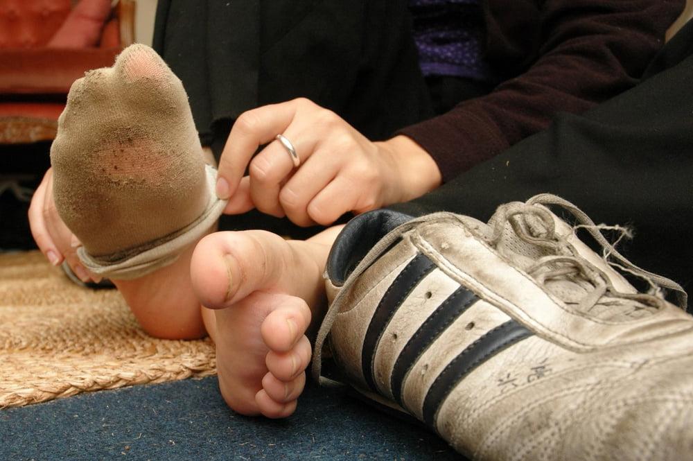 25P German Blonde Socks &amp; Feet