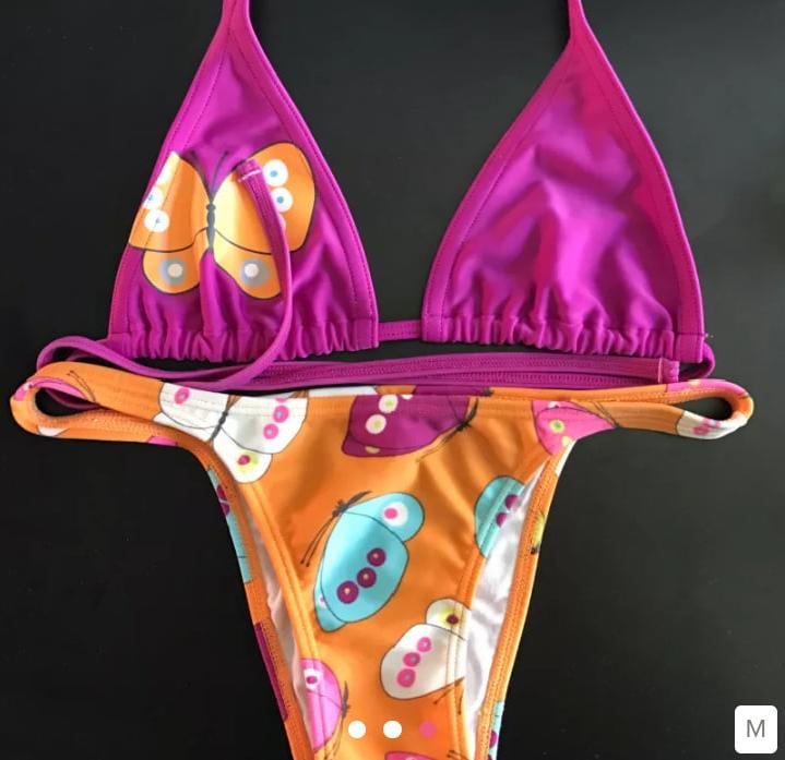 12P Panty cute sexy butterfly