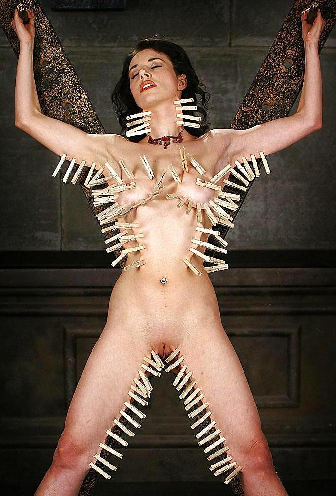 22P Clothespin art, a gift to my devoted slave