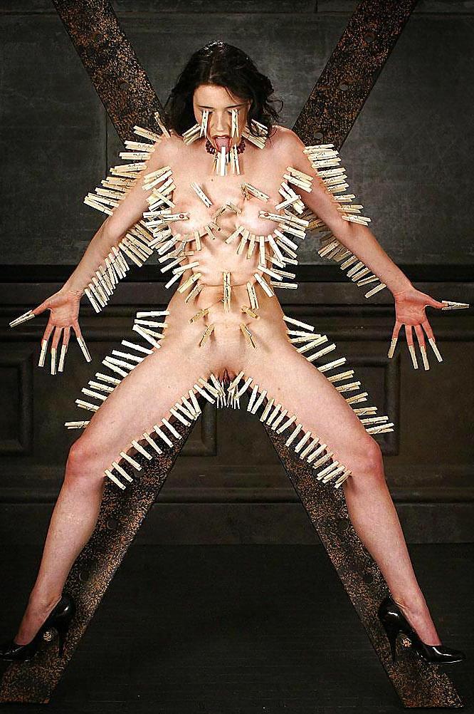 22P Clothespin art, a gift to my devoted slave