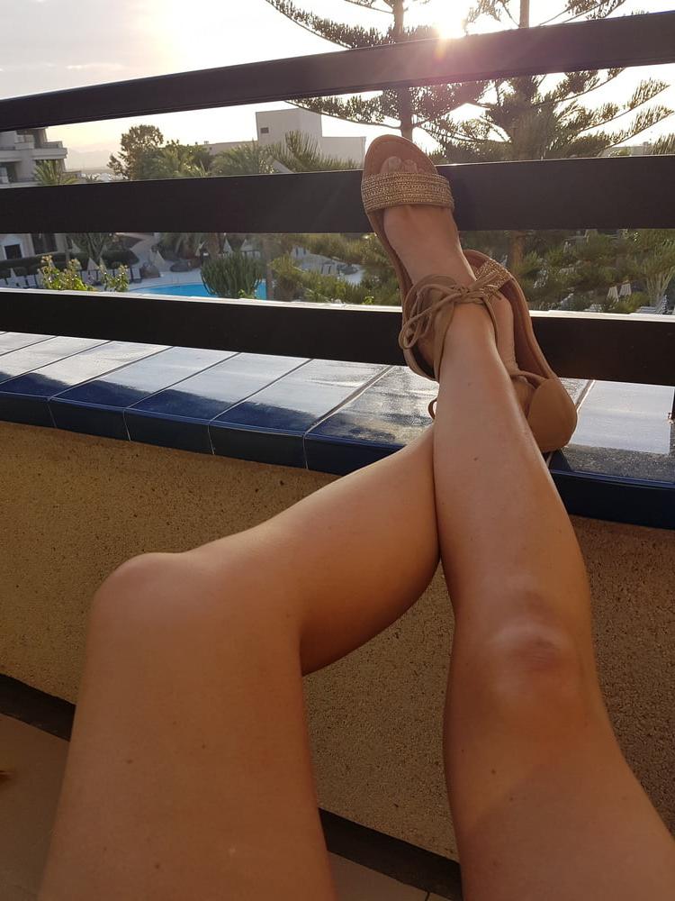 7P My wife's sexy legs and feet