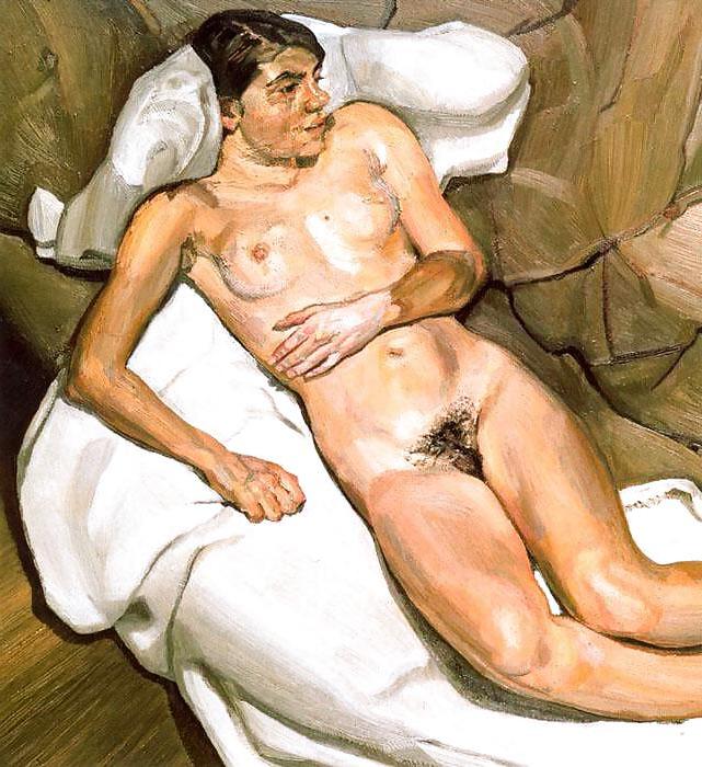 25P Painted EroPorn Art 47 - Lucian Freud