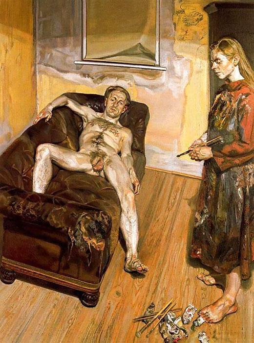 25P Painted EroPorn Art 47 - Lucian Freud