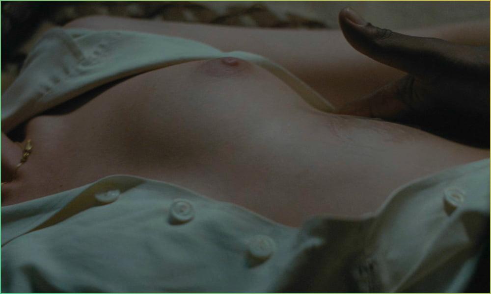 16P Kristen Stewart topless in Seberg (2019)