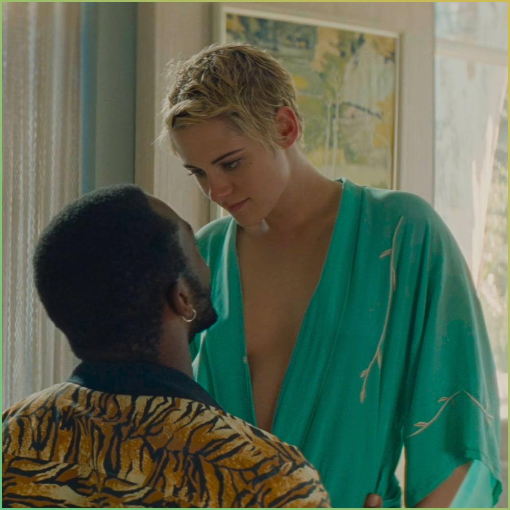 16P Kristen Stewart topless in Seberg (2019)