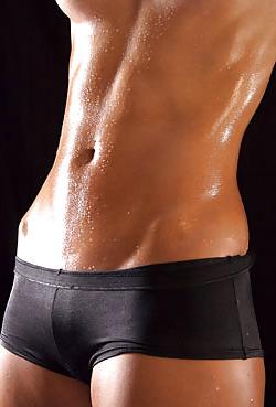 25P Muscular female body
