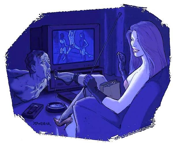 5P Femdom art 