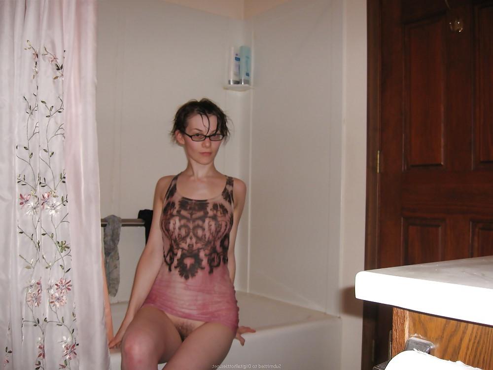 25P Cute girl in glasses..