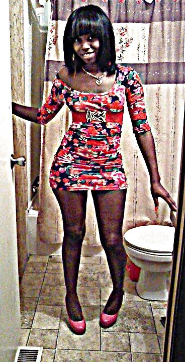 17P Cute Ebony College Gals Vol. III