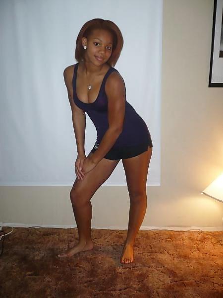 17P Cute Ebony College Gals Vol. III