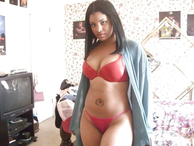 17P Cute Ebony College Gals Vol. III