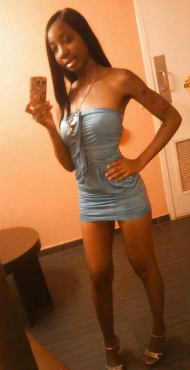 17P Cute Ebony College Gals Vol. III