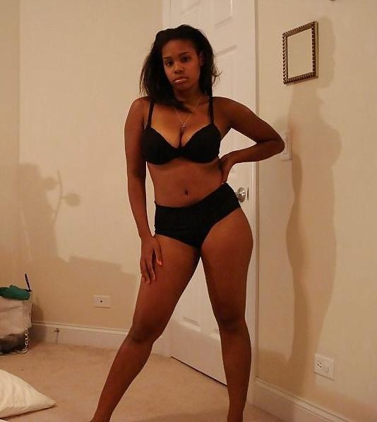 17P Cute Ebony College Gals Vol. III