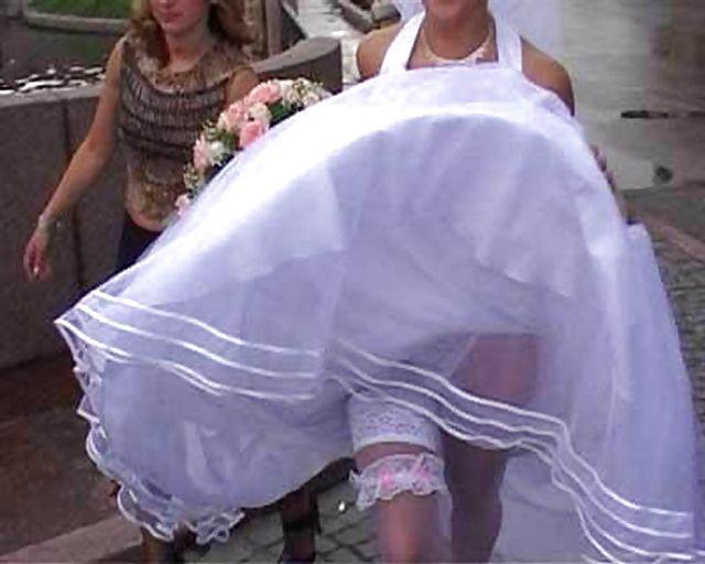 11P Upskirt bride