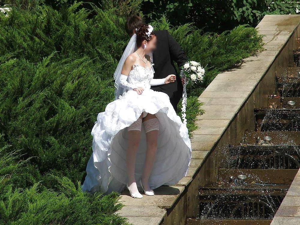11P Upskirt bride